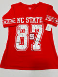 Graphic Tee Knights Apparel NC State 1887 Red Shirt Juniors 11/13