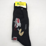 Foozys NEW! Chinese Take Out Socks Mens 6-12
