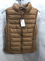 Love Tree Ultra Light Packable Puffer Vest Gold Ladies S