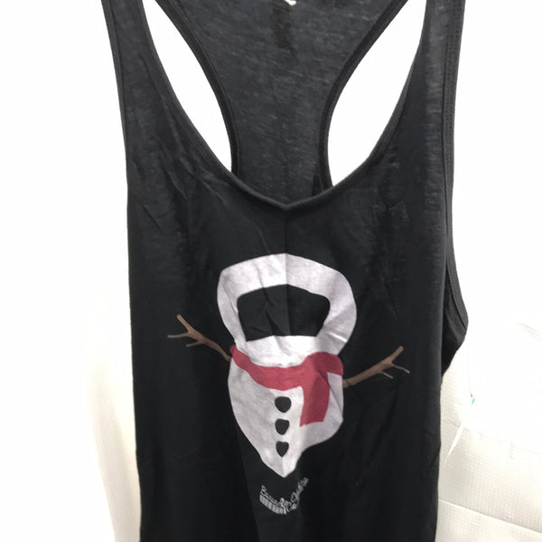 Barcode Clothing Co Dumbell Snowman Tank Top Ladies XL