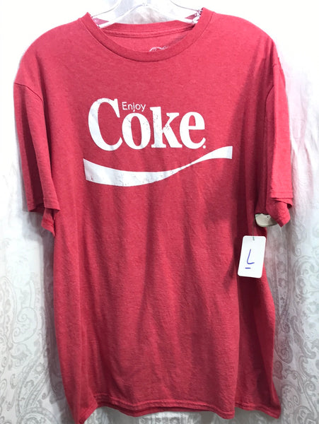 Coca-Cola Red "Enjoy Coke" Shirt Mens L