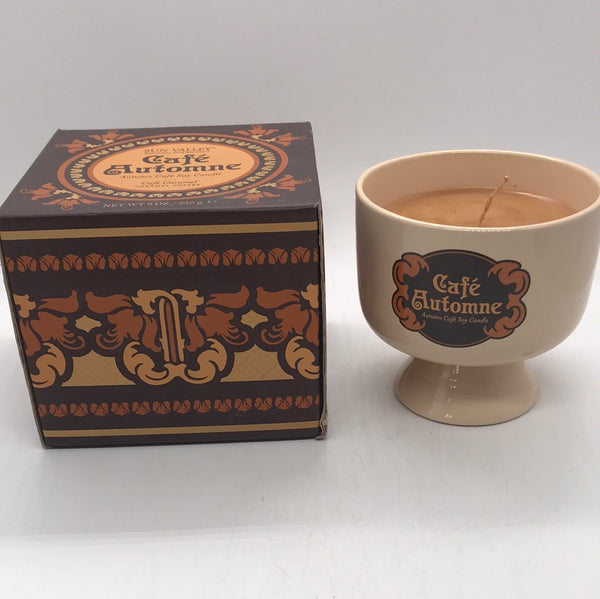 NEW! Sun Valley Cafe Automne Autumn Cafe Soy Candle Caramel Coffee