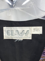 Vintage CLASS by Class Floral Beaded Vest Ladies L