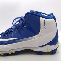 Nike FastFlex Blue and White Cleats Mens 11.5 SHOW WEAR