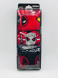 NEW! Marvel Deadpool 3 Pair Crew Socks Shoe Sizes ADULTS 8-12 DAMAGED BOX