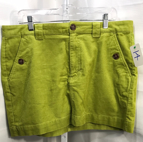 Wild Fable Green Curduroy Skirt Ladies 14