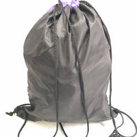 Western Carolina University Cinch Bag Purple Black 16" x 13"