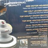 TESTED AutoSpa 10" Orbital Car Surface Polisher with Bonus Bonnets Damaged Box