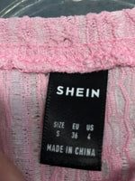 Shein Pink Long Sleeve Ladies Shirt S