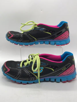 Skechers Athletic Shoes Multi Neon Colors Girls 6 SHOWS WEAR
