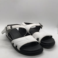 Hush Puppies Black and White Sandals Ladies 7M