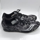 Saucony Vandetta Gray / Black Camo Track Spike Running Shoes 29027-6 Mens 12.5