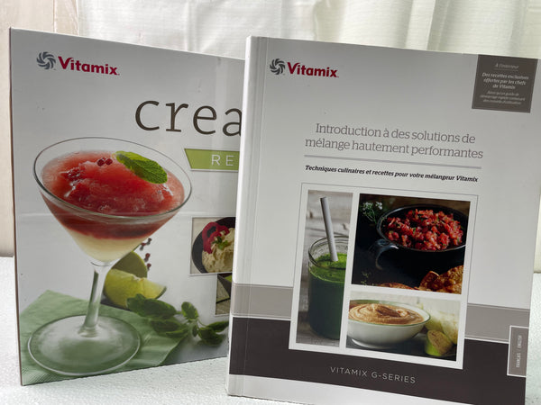 Vitamix 2 Recipe Book Set French/English