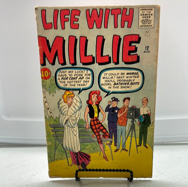 Comic Book: 1961 Life with Millie #12 AUG WORN