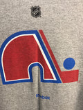 NHL Quebec Nordiques Gray Graphic Tee Adult XL
