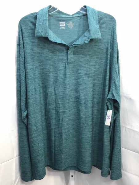 366 Green Long Sleeve Shirt Mens 3XL