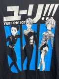 Yuri on Ice Anime Graphic Tee Black Adult M
