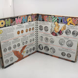 VIntage 2000 Coin Collecting For Kids Book Up to 2008 Spiral Bound