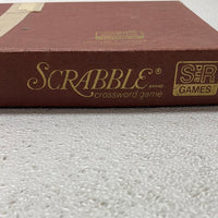 Vintage 1976 Scrabble with 98 Wooden Tiles, 4 Holders and Board