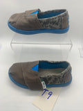 Toms Brown / Gray Camo Velcro Slip On Shoes