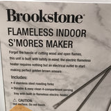 NEW IN BOX! Brookstone Flameless Indoor S'mores Maker
