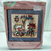 NEW! Cross Stitch Kit: From the HEart "Room Full of Memories" 14" x 12"