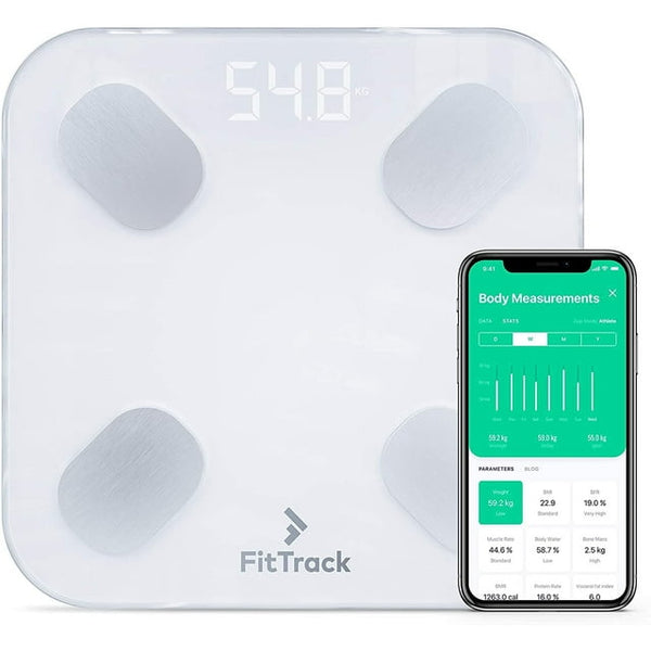TESTED FitTrack Smart BMI Digital Bluetooth Glass Scale