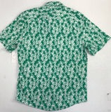Abound NWT! White / Green Spray Floral Button Down Shirt Mens S