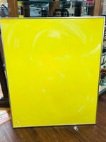 Framed Yellow Canvas Art 36" x 30