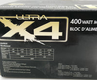 Ultra X4 NEW OPEN BOX 400 Watt Micro ATX Power Supply