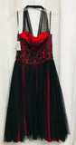 Betsey and Adam Black and Red Dress Ladies 6