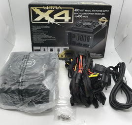 Ultra X4 NEW OPEN BOX 400 Watt Micro ATX Power Supply