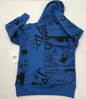 Looney Tunes Hoodie Blue with Bugs Bunny Child 4/5