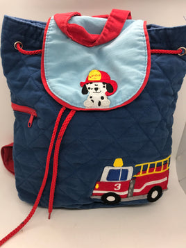 Stephen Joseph (Lt Wear) Quilted Fire Truck Toddler Backpack