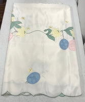 Easter Floral Table Cloth LT STAINING