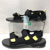 NEW Cat and Jack Black and Green Sandals Boys 6