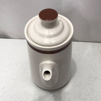 Genuine Stoneware Coffee Pot & Lid