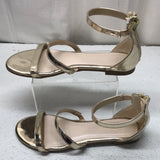 DB Studio Gold Flat Sandal Ladies 6