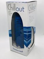 NEW! Chillout Mini tower Fan Blue