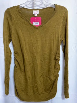 NWT Maternity Clothing: Isabell Sweater Olive Green X Small