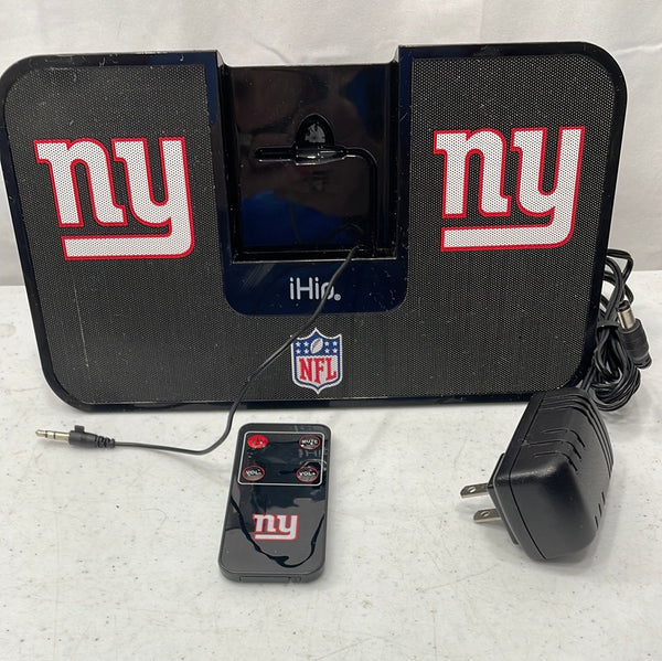TESTED NFL New York Giants iHip® iDock Portable Stereo System