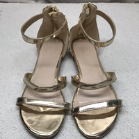 DB Studio Gold Flat Sandal Ladies 6