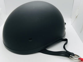 Skid Lid (Lt Scratches) Matte Black Motorcycle Helmet L 59-60cm