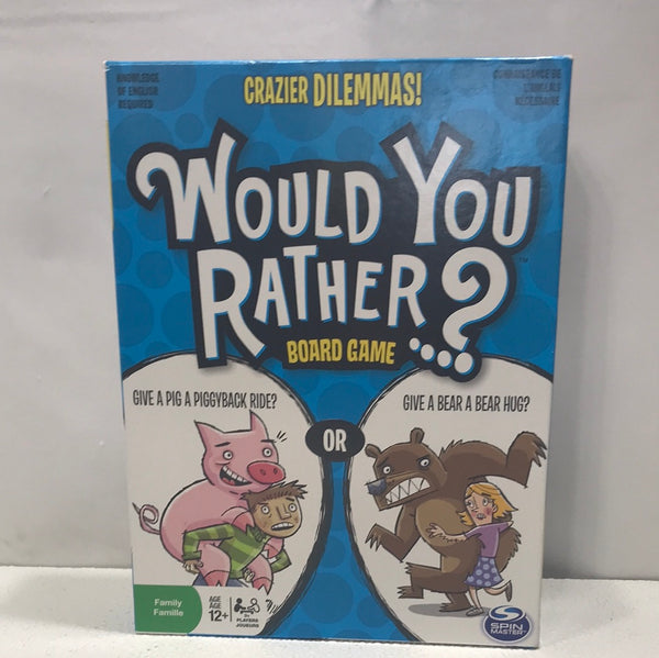 Would You Rather? Board Game COMPLETE
