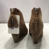 Anne Klein Brown Wedge Boots Ladies 7M LT WEAR