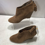 Anne Klein Brown Wedge Boots Ladies 7M LT WEAR